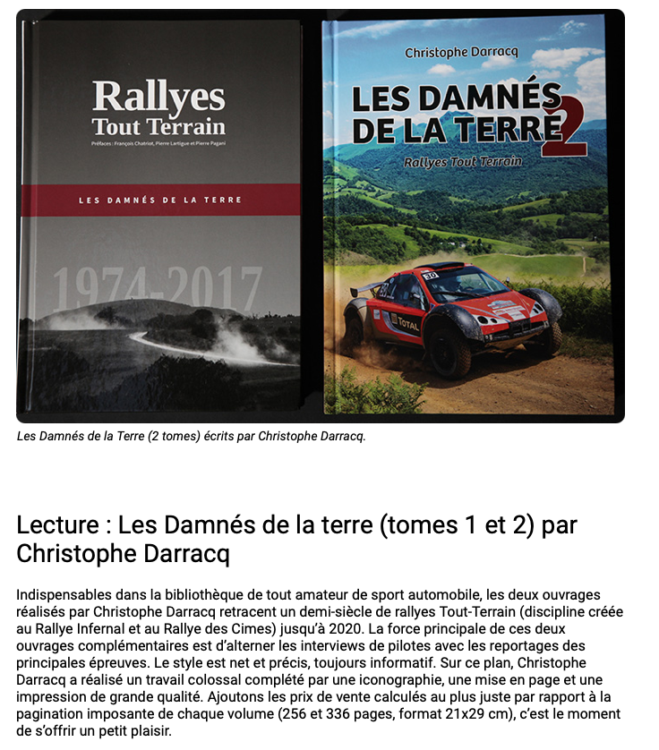 Avis Michel Morelli -journaliste spécialisé rallyes mondiaux